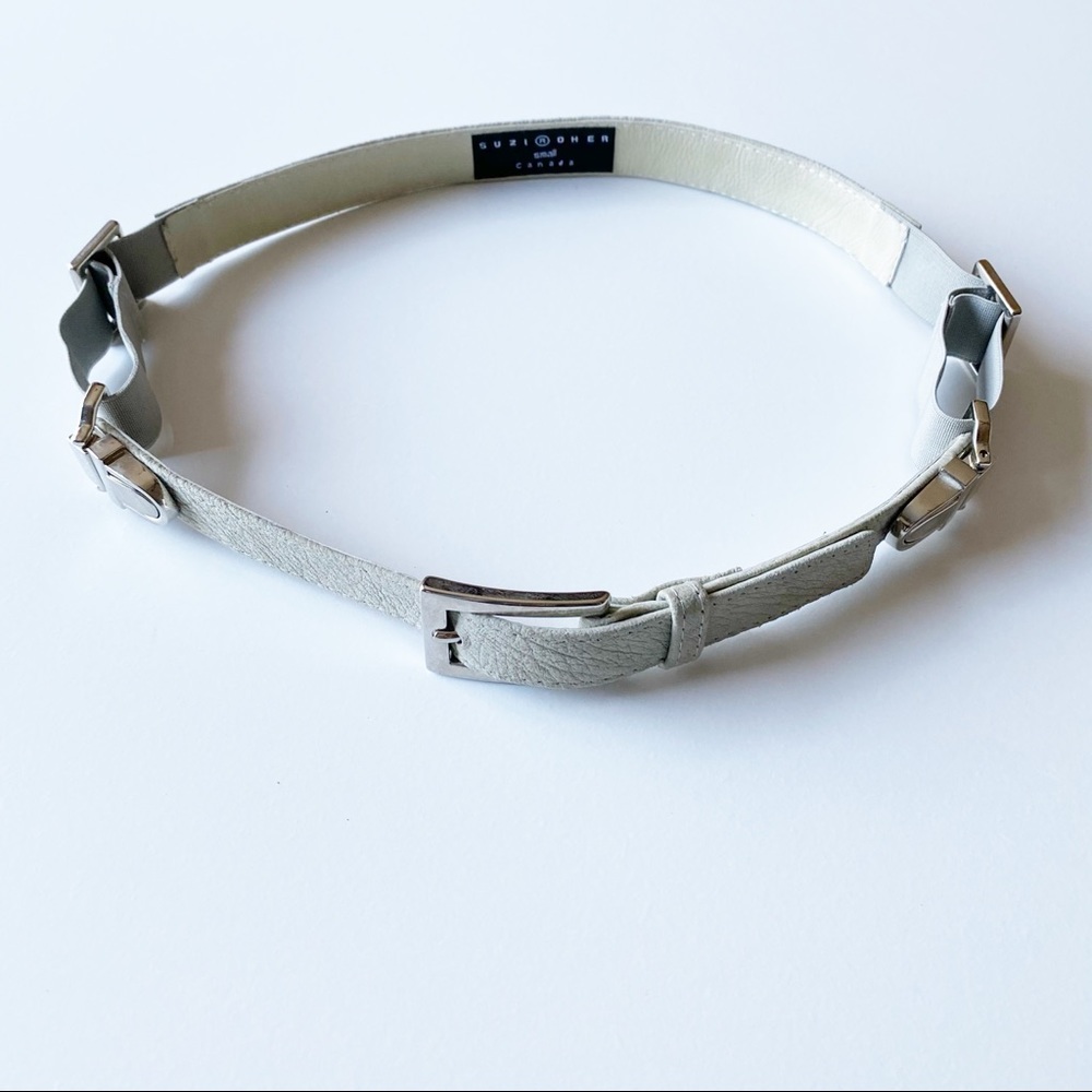 Suzi Roher Small Tan Off White Belt Canada